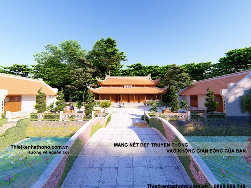 Đẳng cấp với mẫu nhà thờ họ 5 gian 8 mái